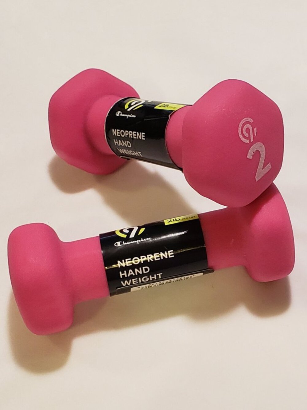 C9 Champion Pink Neoprene 2 lb Hand Weights Set of 2 NWT